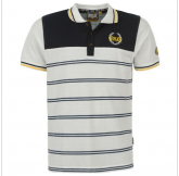 Polo Everlast YD Striped Preto e Branco